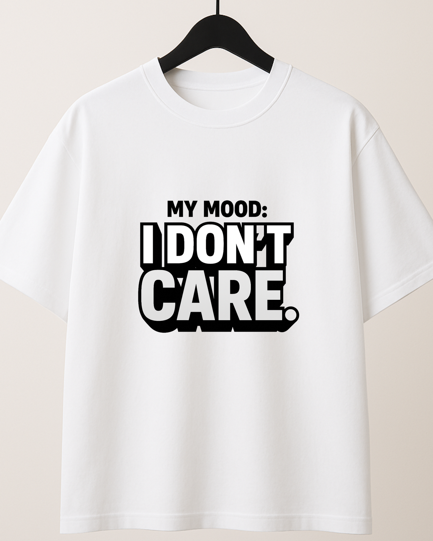ASSEMA Modum: Umursamıyorum Baskılı T-shirt