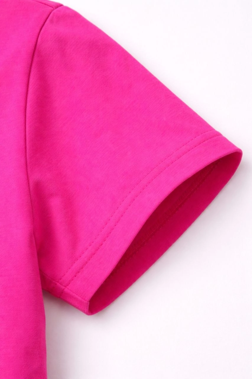 ASSEMA Genç Erkek Çocuk V Yaka Tişört Model - Pembe
