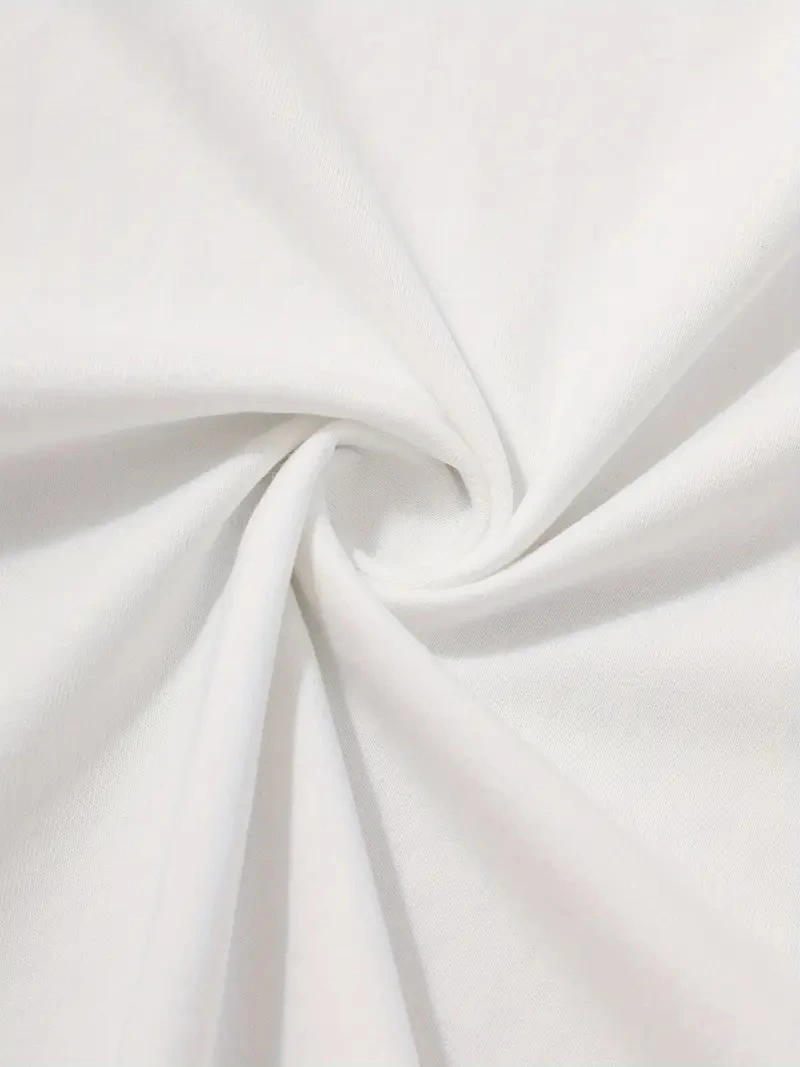 ASSEMA Erkek Sarj %1 Baskılı T-Shirt Kısa Kol Bisiklet Yaka Regular Fit Tişört - Beyaz