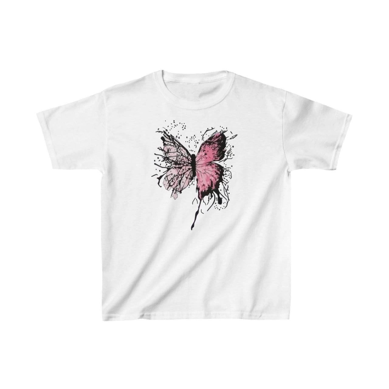 ASSEMA Çocuk Kız Baskılı T-Shirt - Beyaz