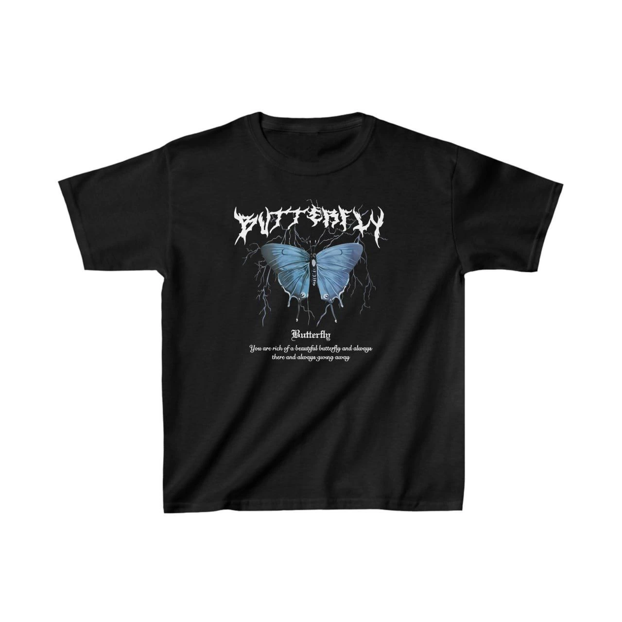 ASSEMA Çocuk Kız Baskılı T-Shirt - Siyah