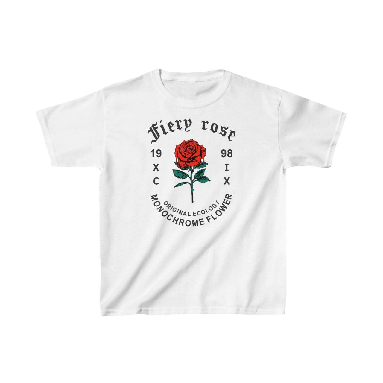 ASSEMA Çocuk Unisex Baskılı T-Shirt - Beyaz
