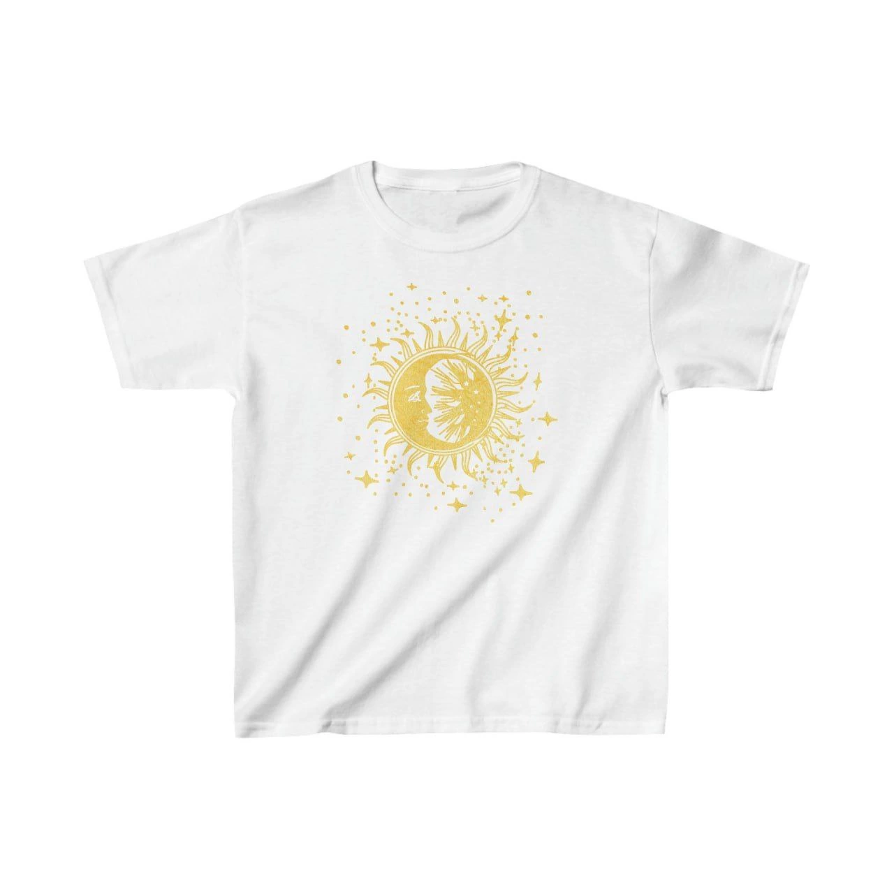 ASSEMA Çocuk Unisex Baskılı T-Shirt - Beyaz
