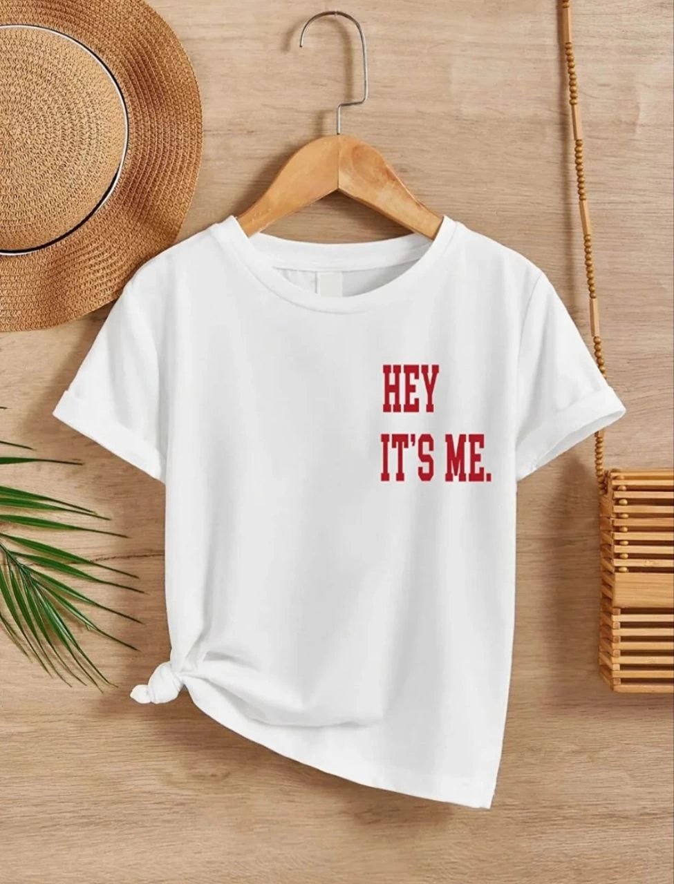 ASSEMA Çocuk Unisex Baskılı T-Shirt - Beyaz
