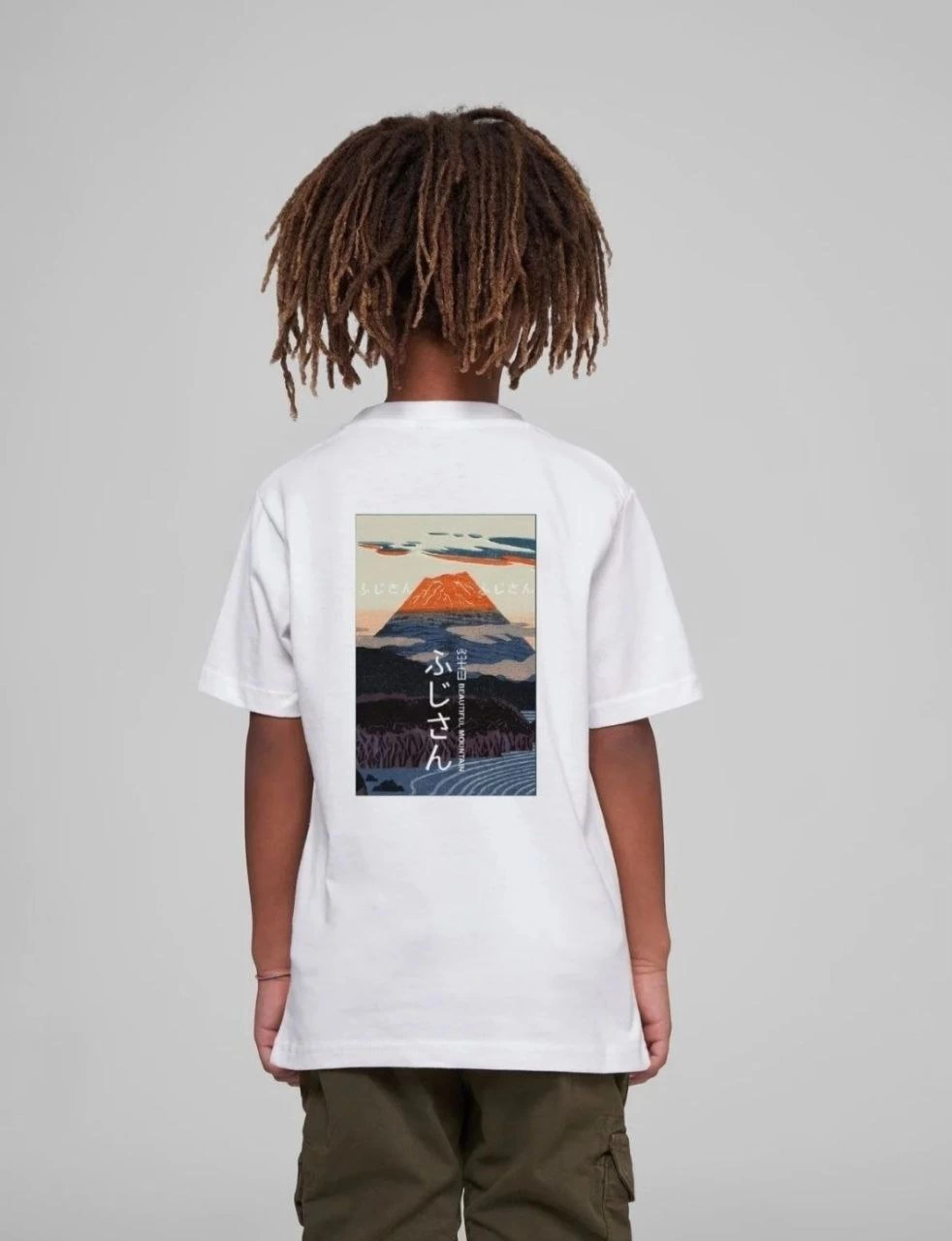 ASSEMA Çocuk Unisex Baskılı T-Shirt - Beyaz