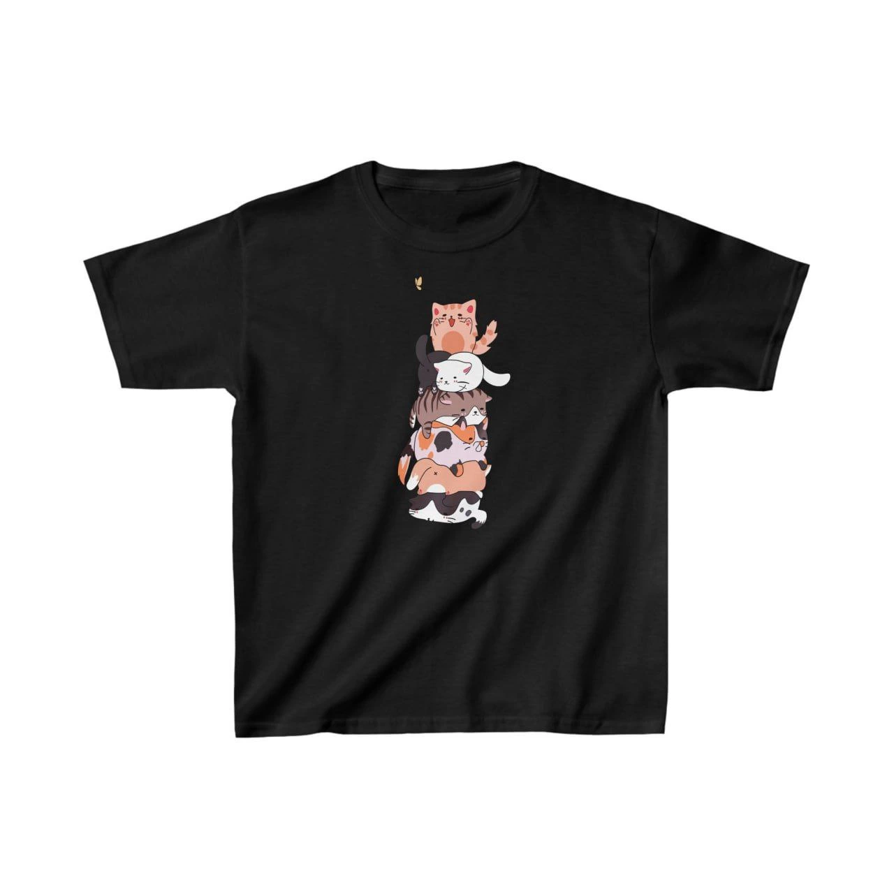 ASSEMA Çocuk Unisex Baskılı T-Shirt - Siyah