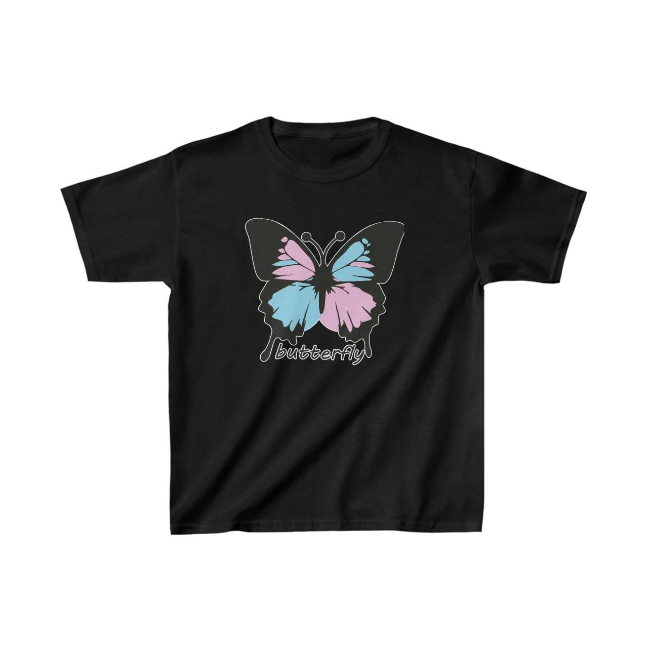 ASSEMA Çocuk Unisex Baskılı T-Shirt - Siyah