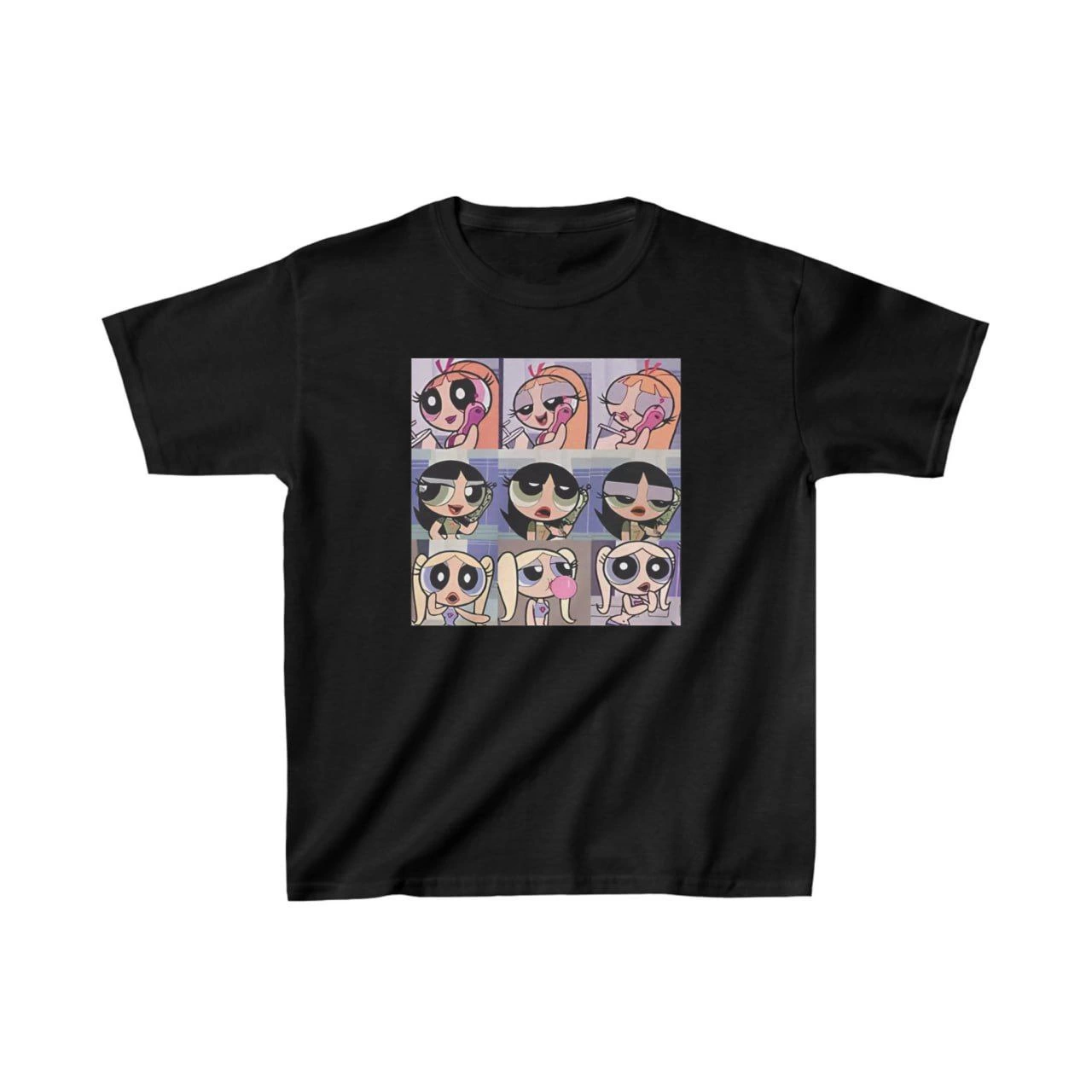 ASSEMA Çocuk Unisex Baskılı T-Shirt - Siyah