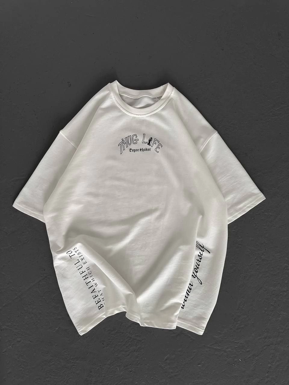 ASSEMA ERKEK Baskılı Kısa kol T-Shirt - Beyaz