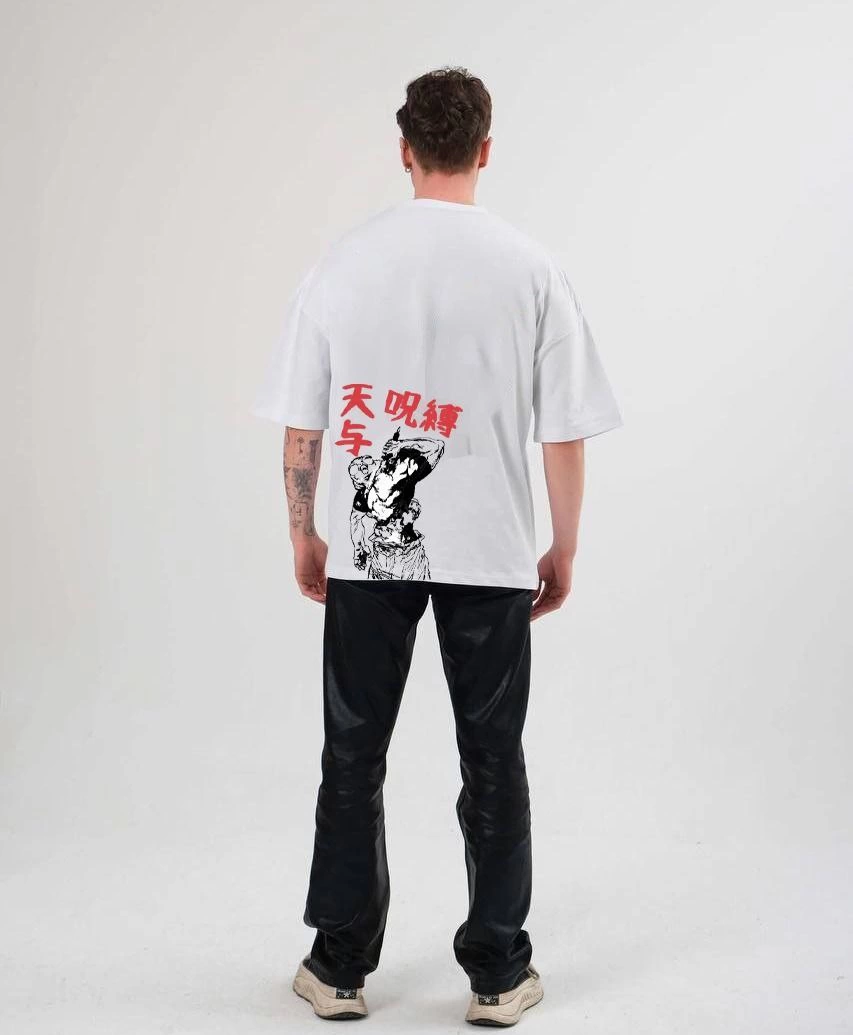 ASSEMA Erkek Baskılı T-Shirt Kısa Kol Bisiklet Yaka Regular Fit Rahat Kalıp Günlük Tişört - Beyaz