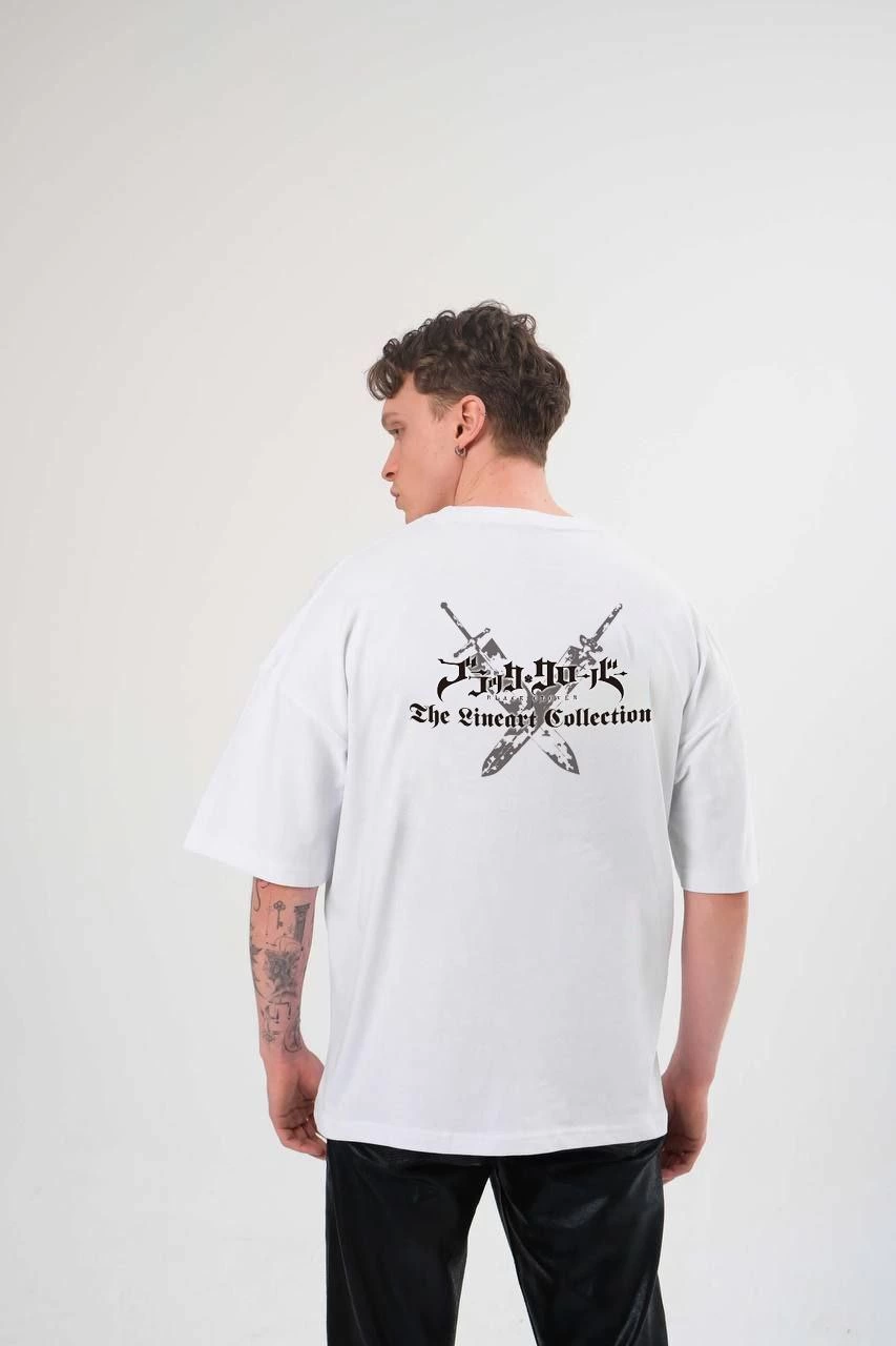 ASSEMA Erkek Baskılı T-Shirt Kısa Kol Bisiklet Yaka Regular Fit Rahat Kalıp Günlük Tişört - Beyaz