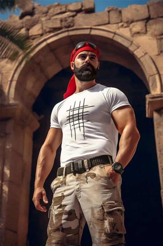 ASSEMA ERKEK Bisiklet Yaka Baskılı kısa kol T-Shirt - Beyaz