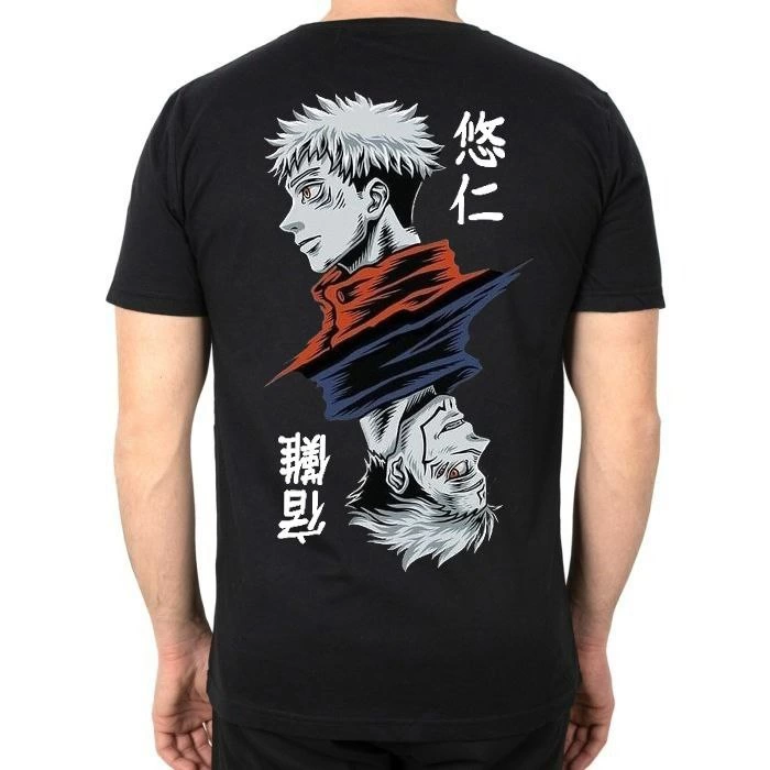 ASSEMA Erkek Bisiklet Yaka Baskılı Oversize T-Shirt - Siyah