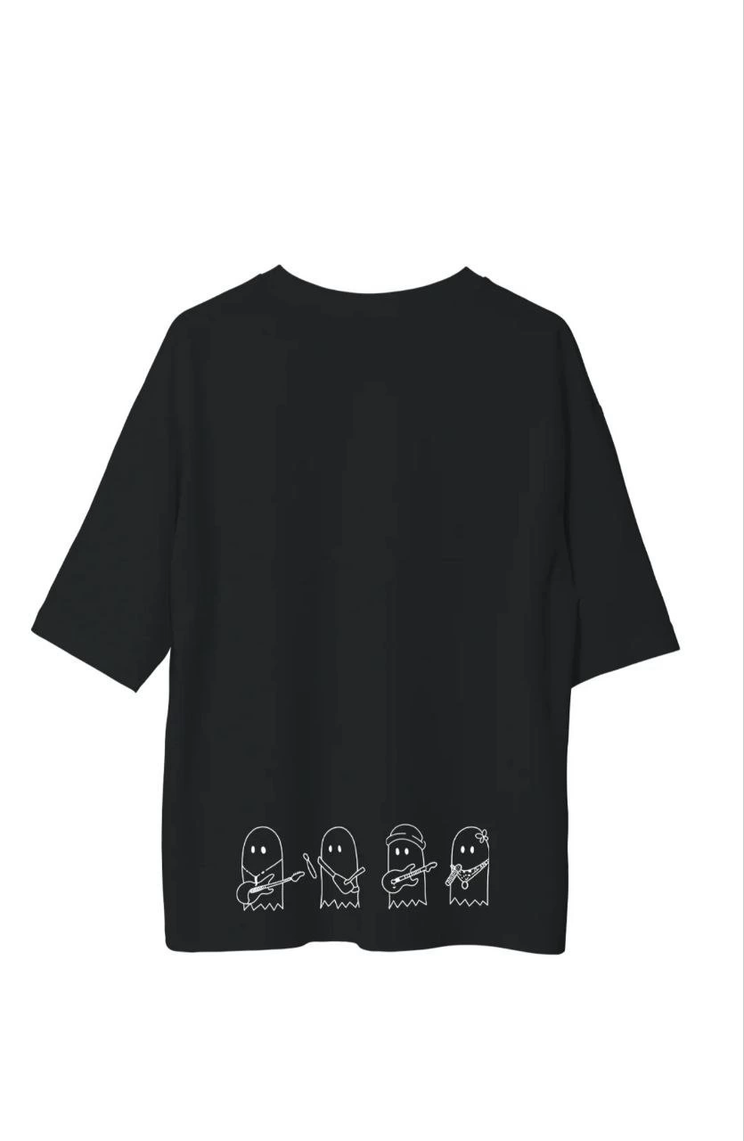 ASSEMA Erkek Baskılı T-Shirt Kısa Kol Bisiklet Yaka Regular Fit Rahat Kalıp Günlük Tişört - Siyah