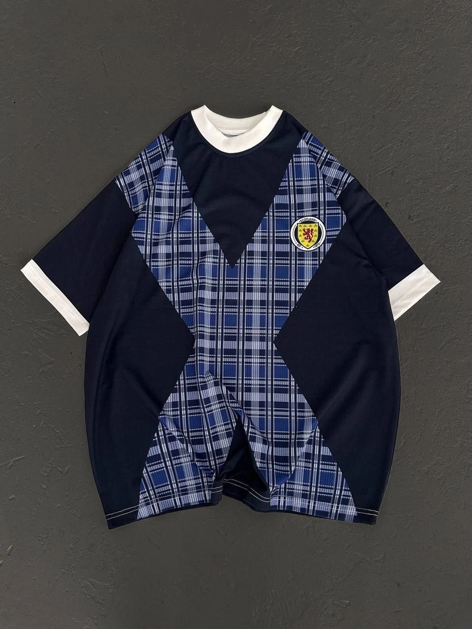 ASSEMA ERKEK Bisiklet Yaka Baskılı Kısa kol Oversize T-Shirt - Siyah