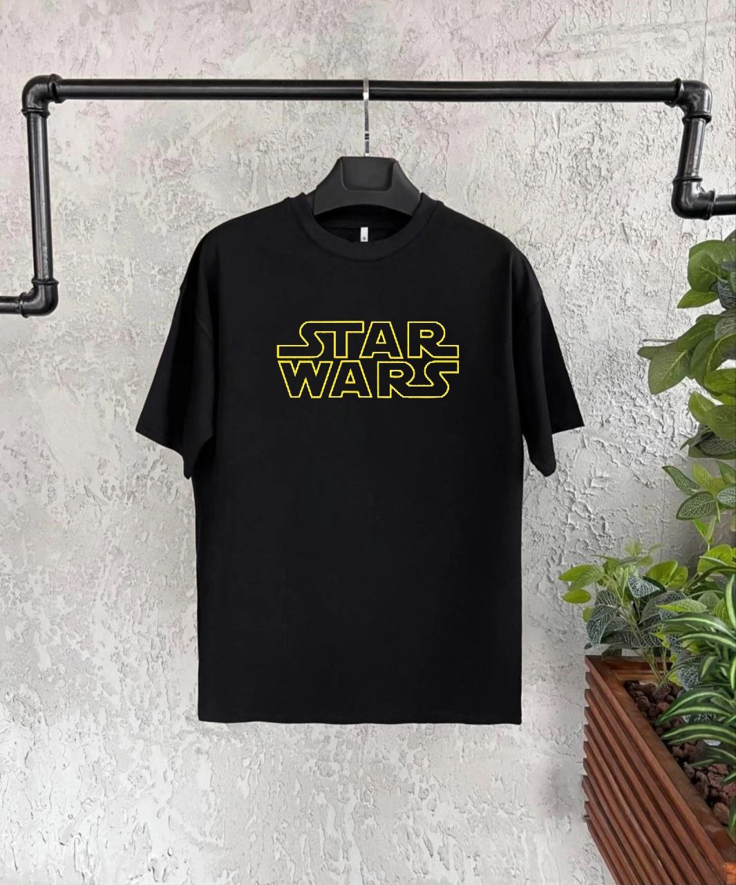 ASSEMA Unisex Bisiklet Yaka Kısa Kol Baskılı Çocuk T-Shirt - Siyah