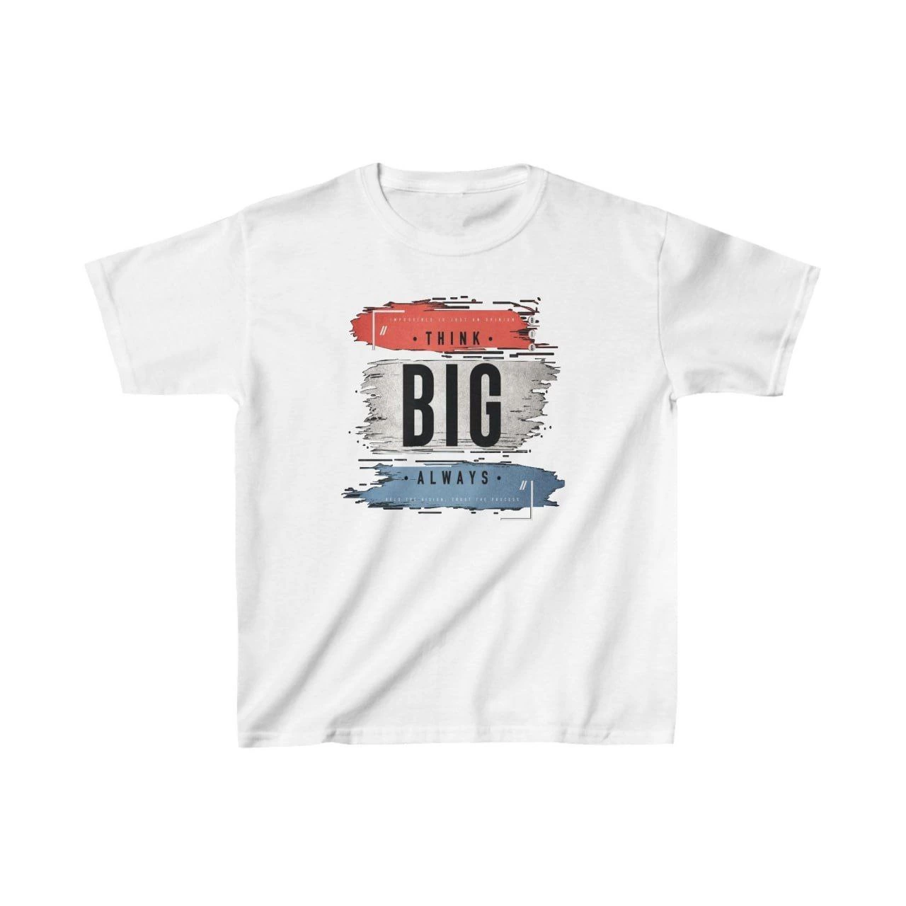 ASSEMA Unisex Çocuk Baskılı T-Shirt - Beyaz
