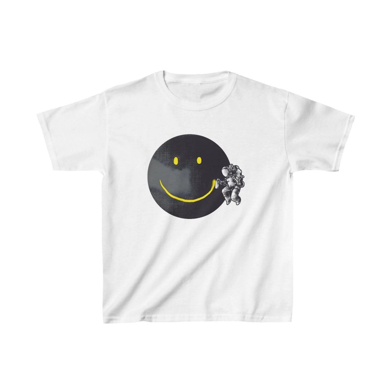 ASSEMA Unisex Çocuk Baskılı T-Shirt - Beyaz