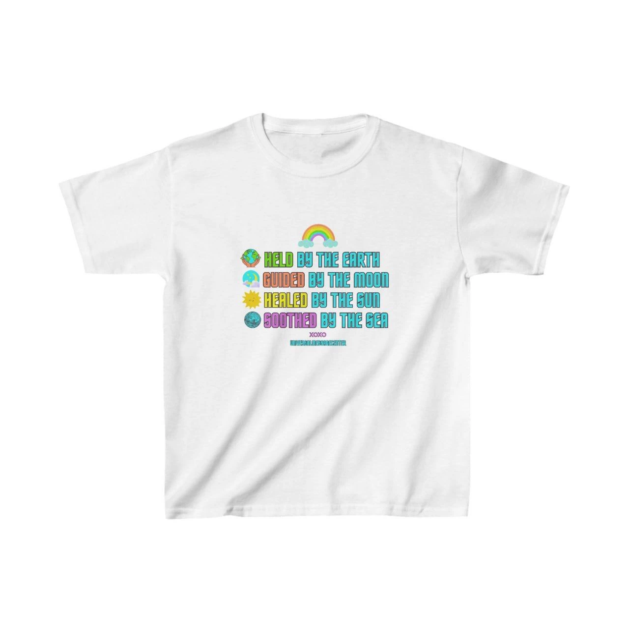 ASSEMA Unisex Çocuk Baskılı T-Shirt - Beyaz
