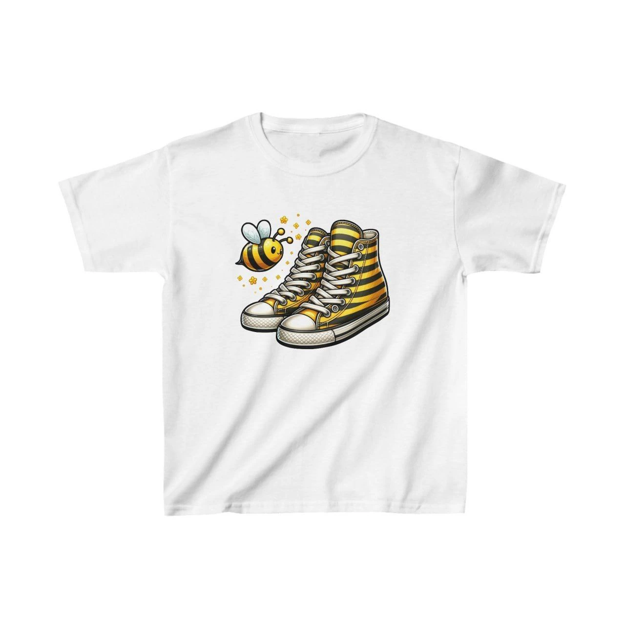 ASSEMA Unisex Çocuk Baskılı T-Shirt - Beyaz
