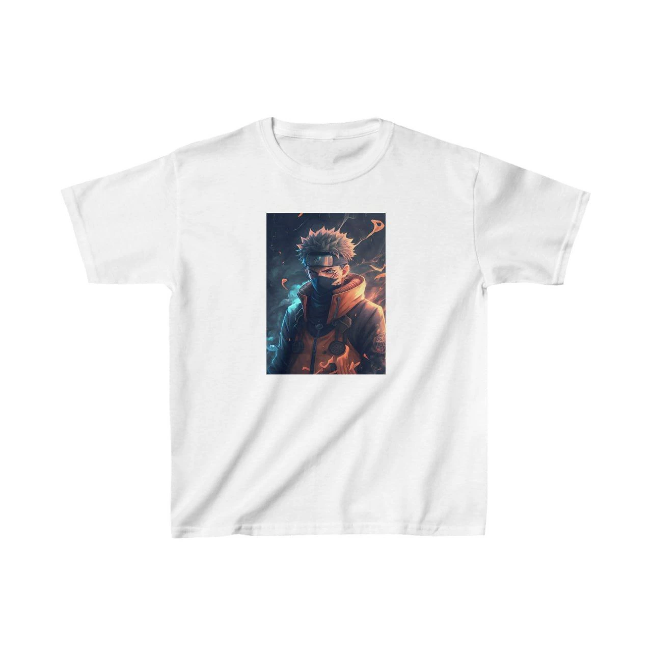 ASSEMA Unisex Çocuk Baskılı T-Shirt - Beyaz