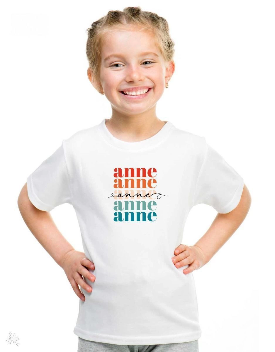 ASSEMA Unisex Çocuk Baskılı T-Shirt - Beyaz