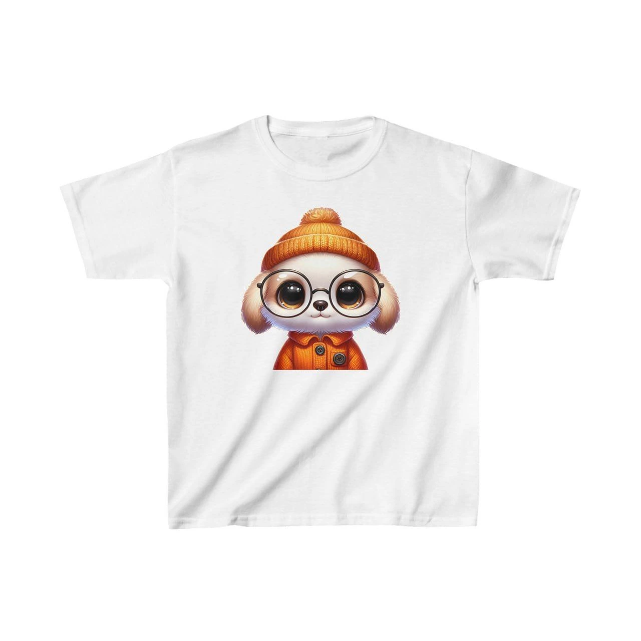 ASSEMA Unisex Çocuk Baskılı T-Shirt - Beyaz