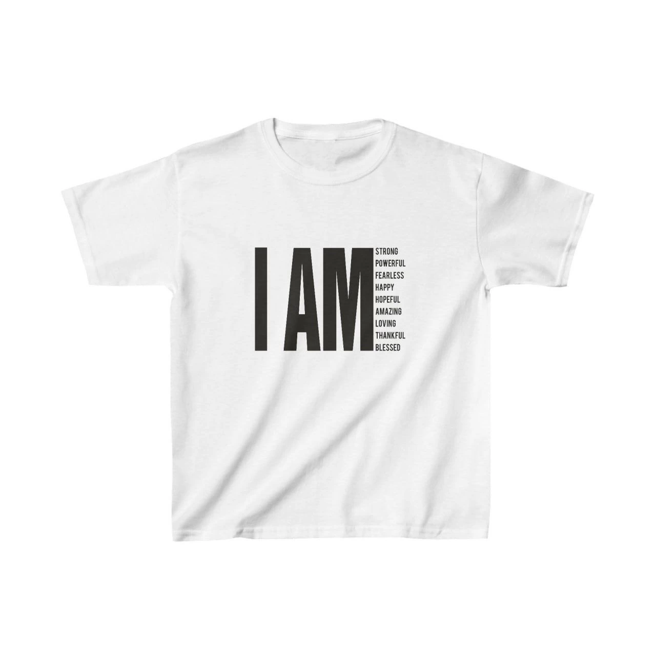 ASSEMA Unisex Çocuk Baskılı T-Shirt - Beyaz