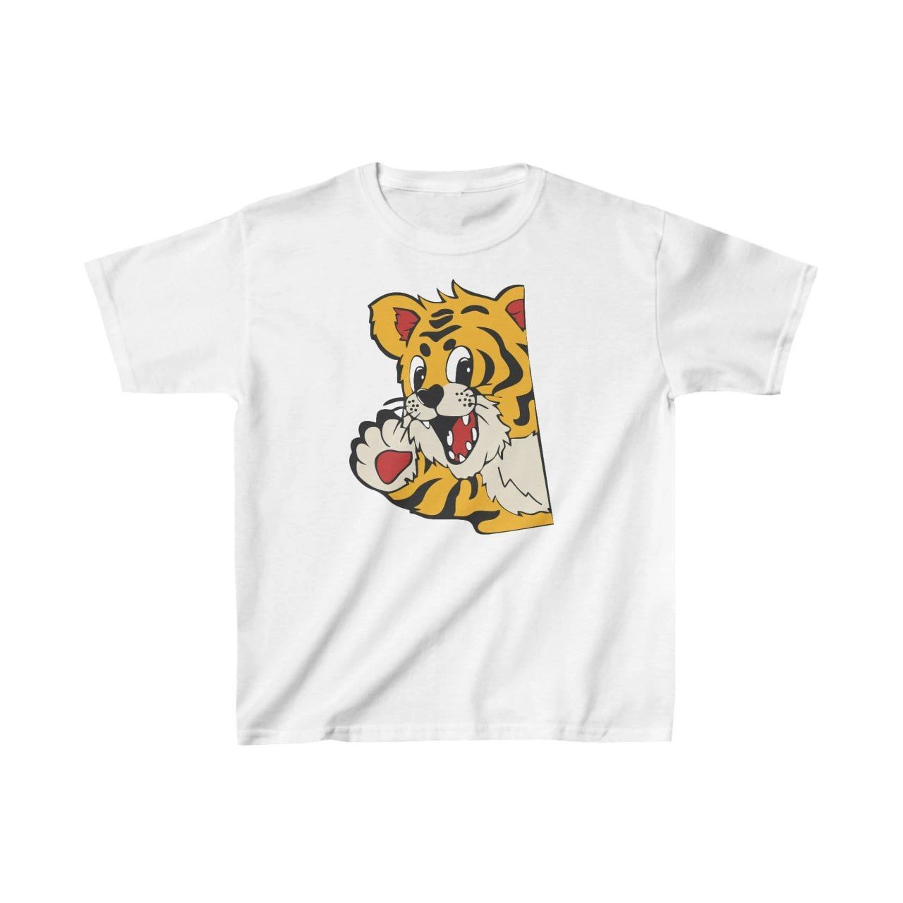 ASSEMA Unisex Çocuk Baskılı T-Shirt - Beyaz