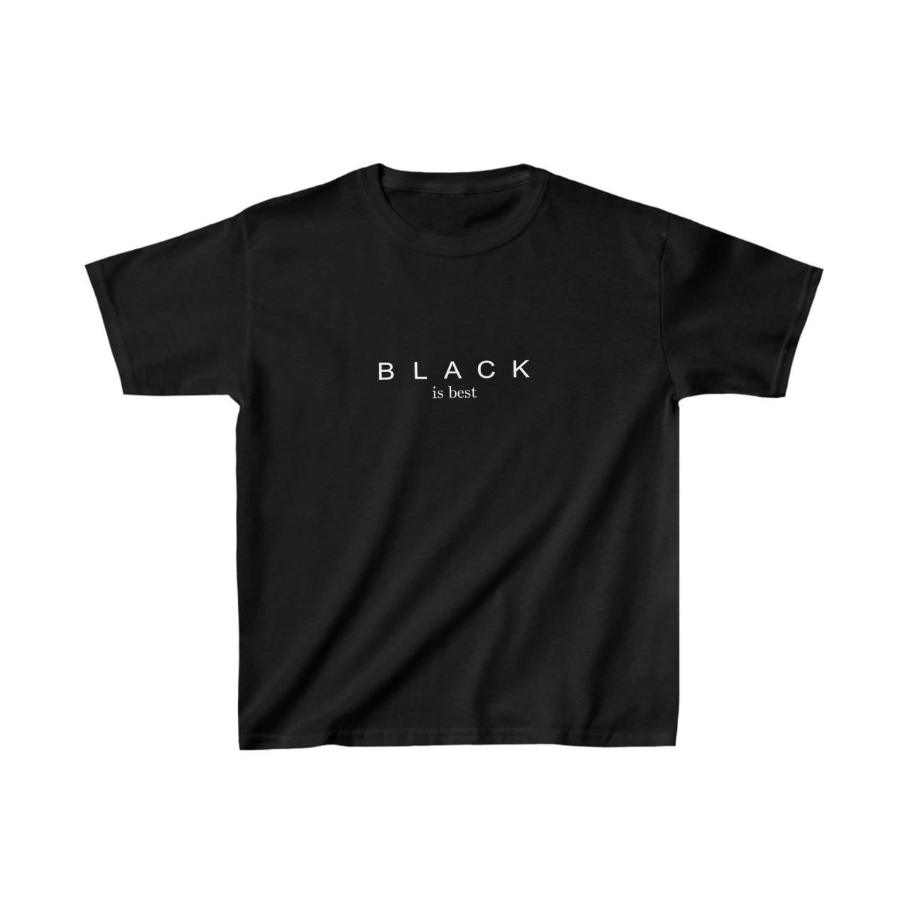 ASSEMA Unisex Çocuk Baskılı T-Shirt - Siyah