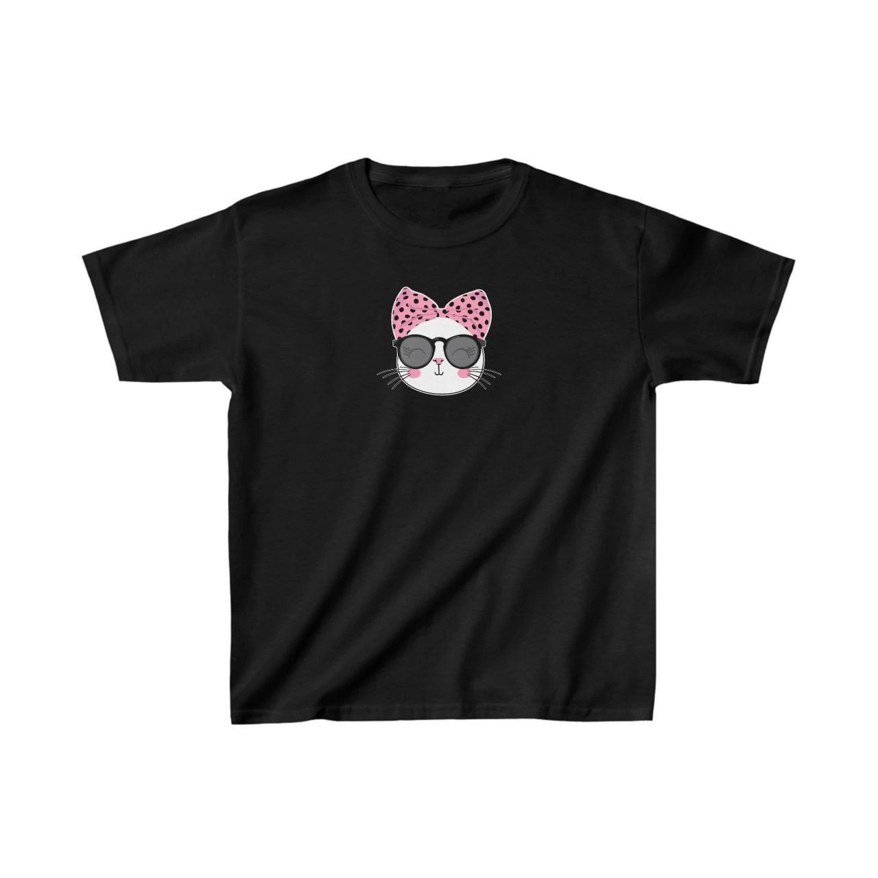 ASSEMA Unisex Çocuk Baskılı T-Shirt - Siyah