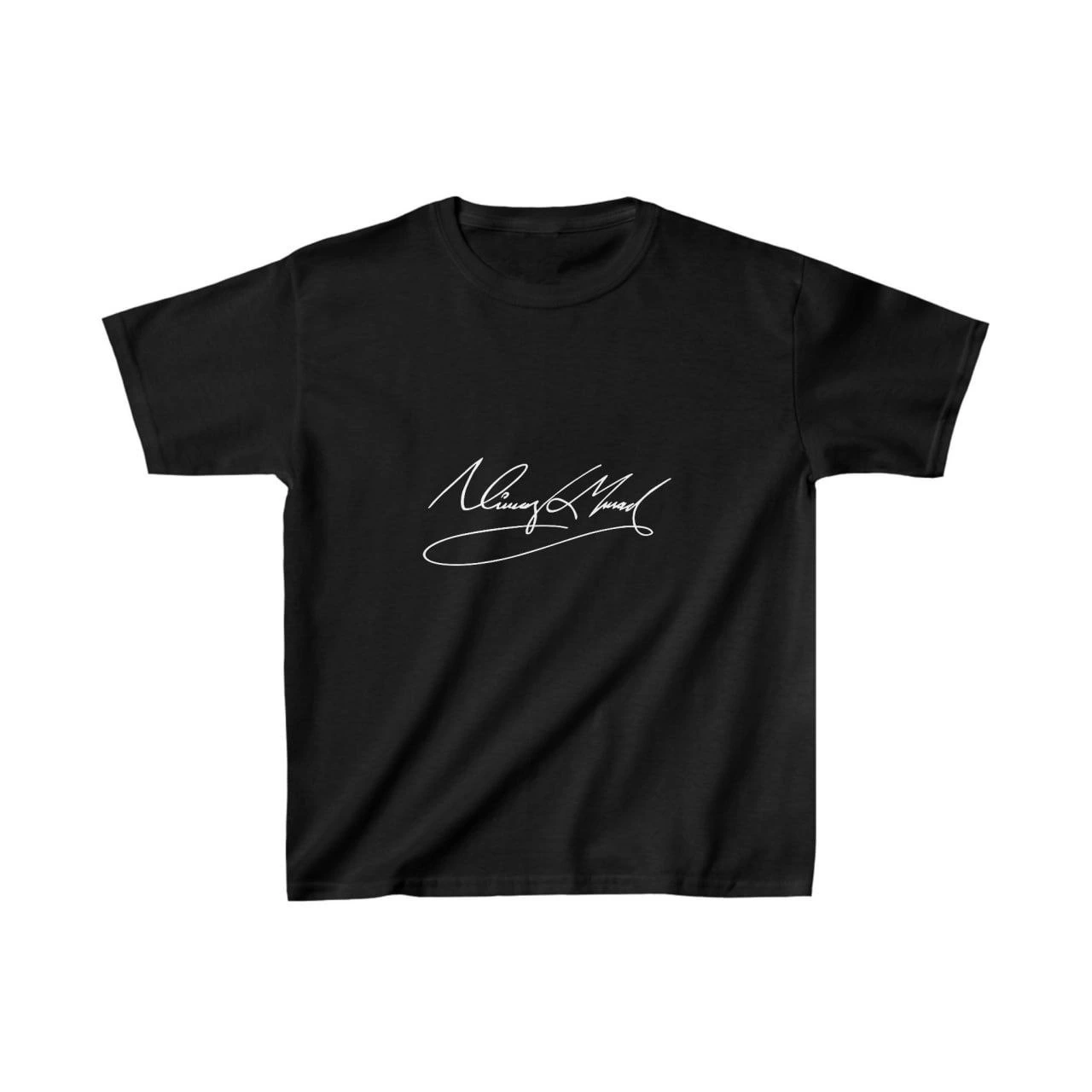 ASSEMA Unisex Çocuk Baskılı T-Shirt - Siyah