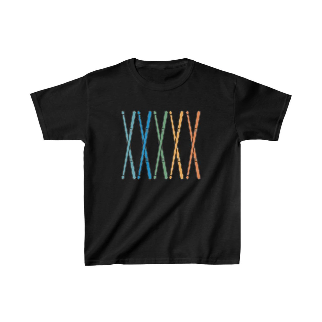ASSEMA Unisex Çocuk Baskılı T-Shirt - Siyah