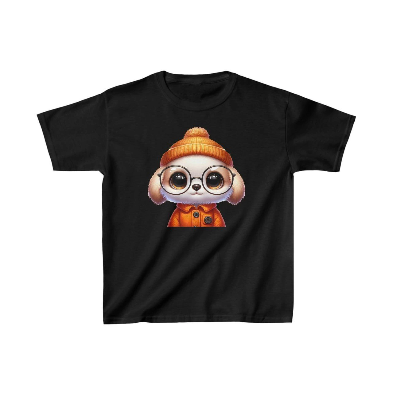 ASSEMA Unisex Çocuk Baskılı T-Shirt - Siyah