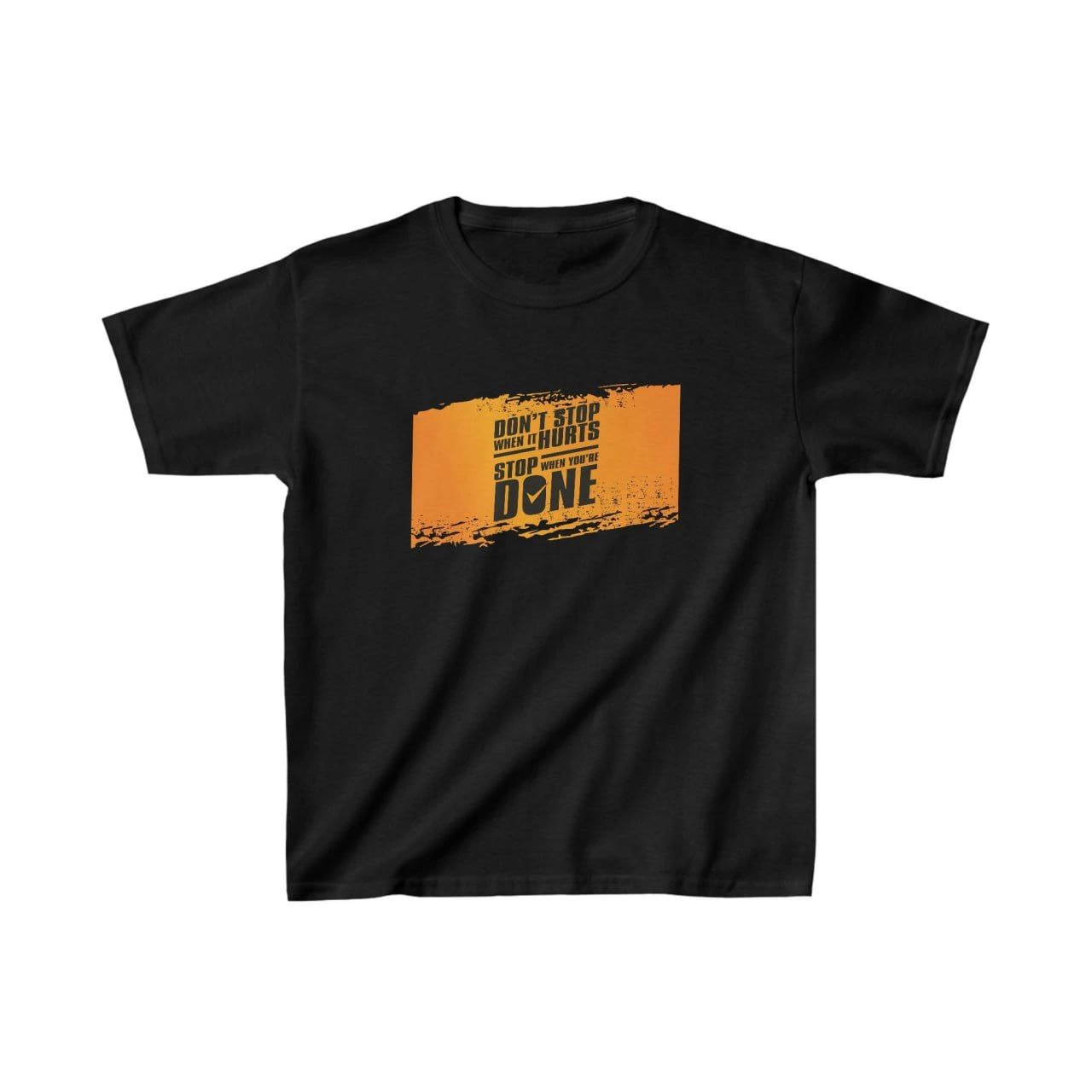 ASSEMA Unisex Çocuk Baskılı T-Shirt - Siyah
