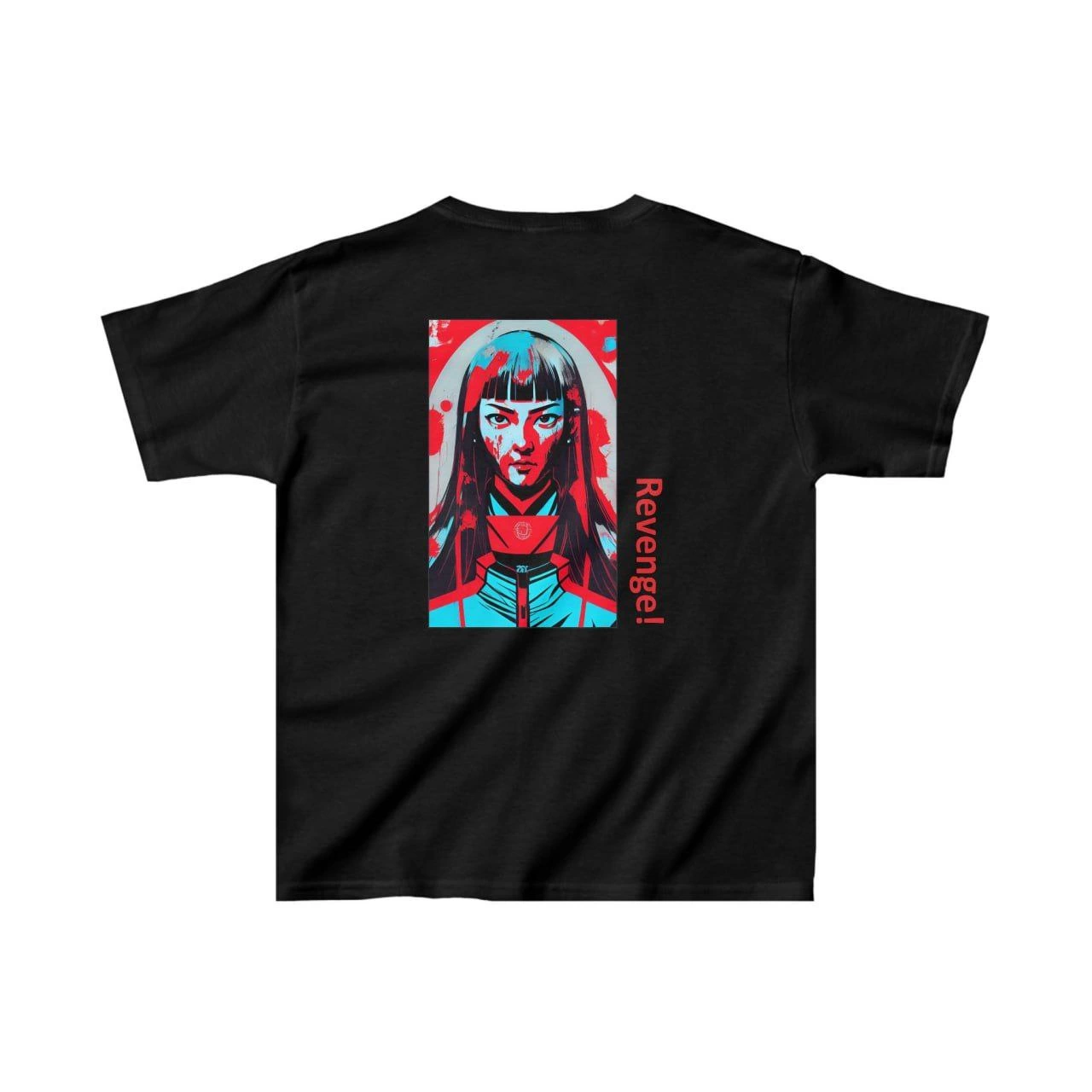 ASSEMA Unisex Çocuk Baskılı T-Shirt - Siyah