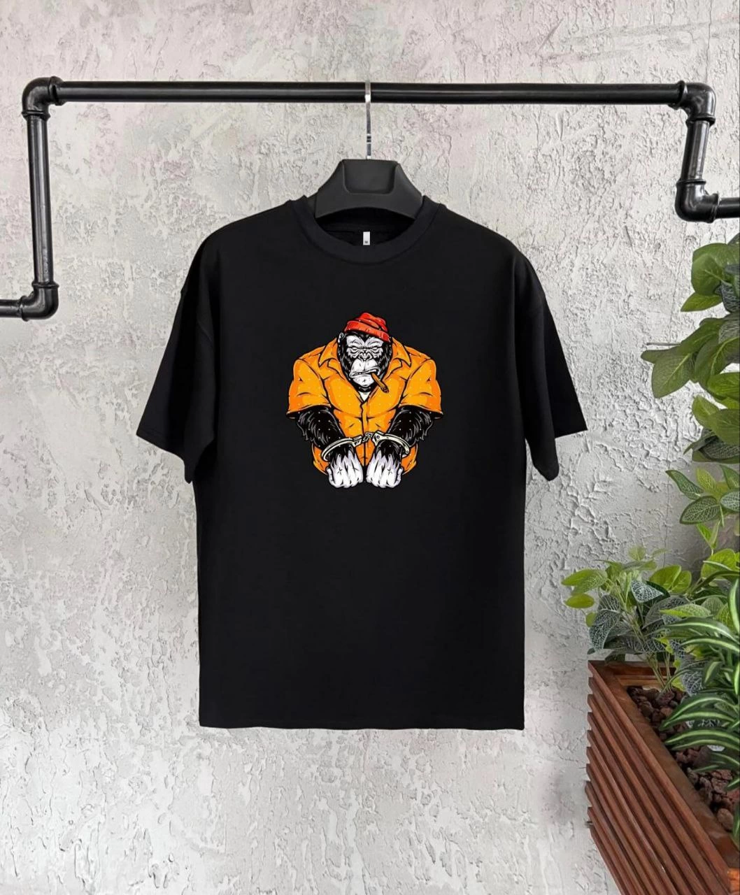 ASSEMA Unisex Çocuk Baskılı T-Shirt - Siyah