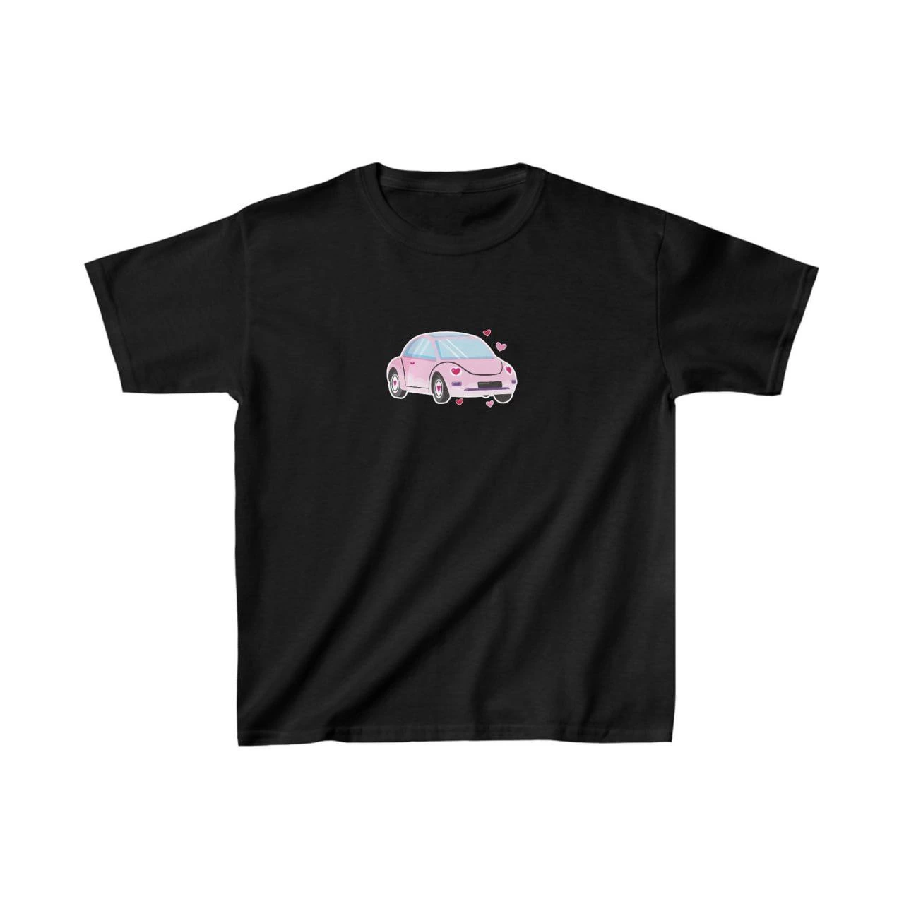 ASSEMA Unisex Çocuk Baskılı T-Shirt - Siyah