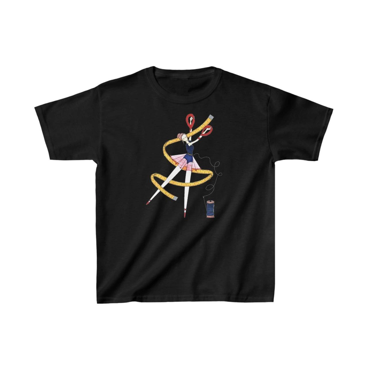 ASSEMA Unisex Çocuk Baskılı T-Shirt - Siyah