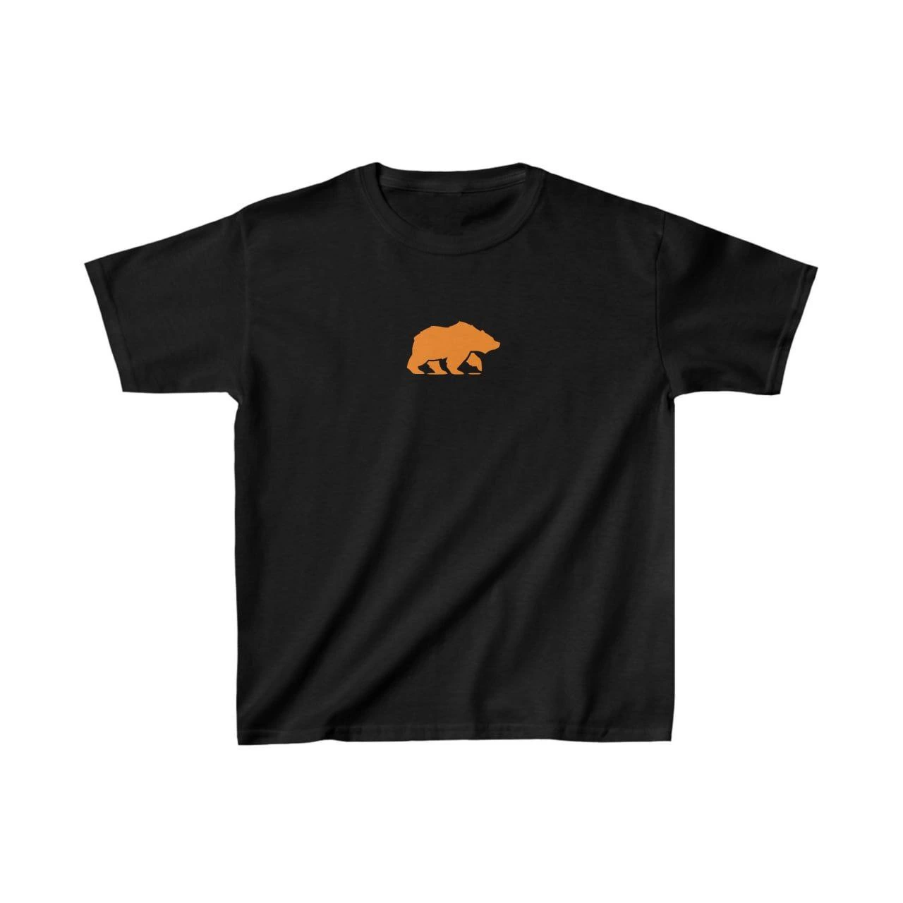 ASSEMA Unisex Çocuk Baskılı T-Shirt - Siyah