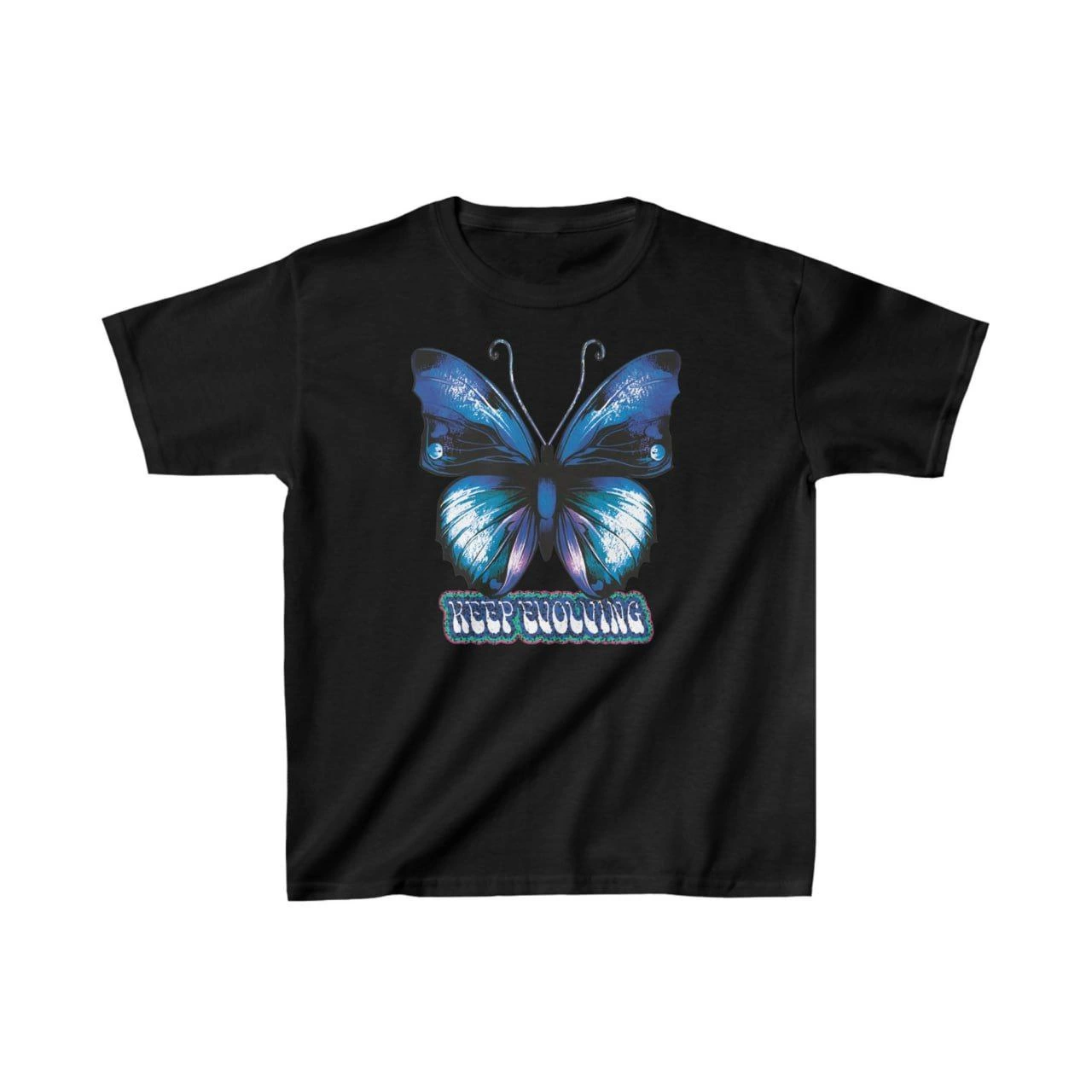 ASSEMA Unisex Çocuk Baskılı T-Shirt - Siyah