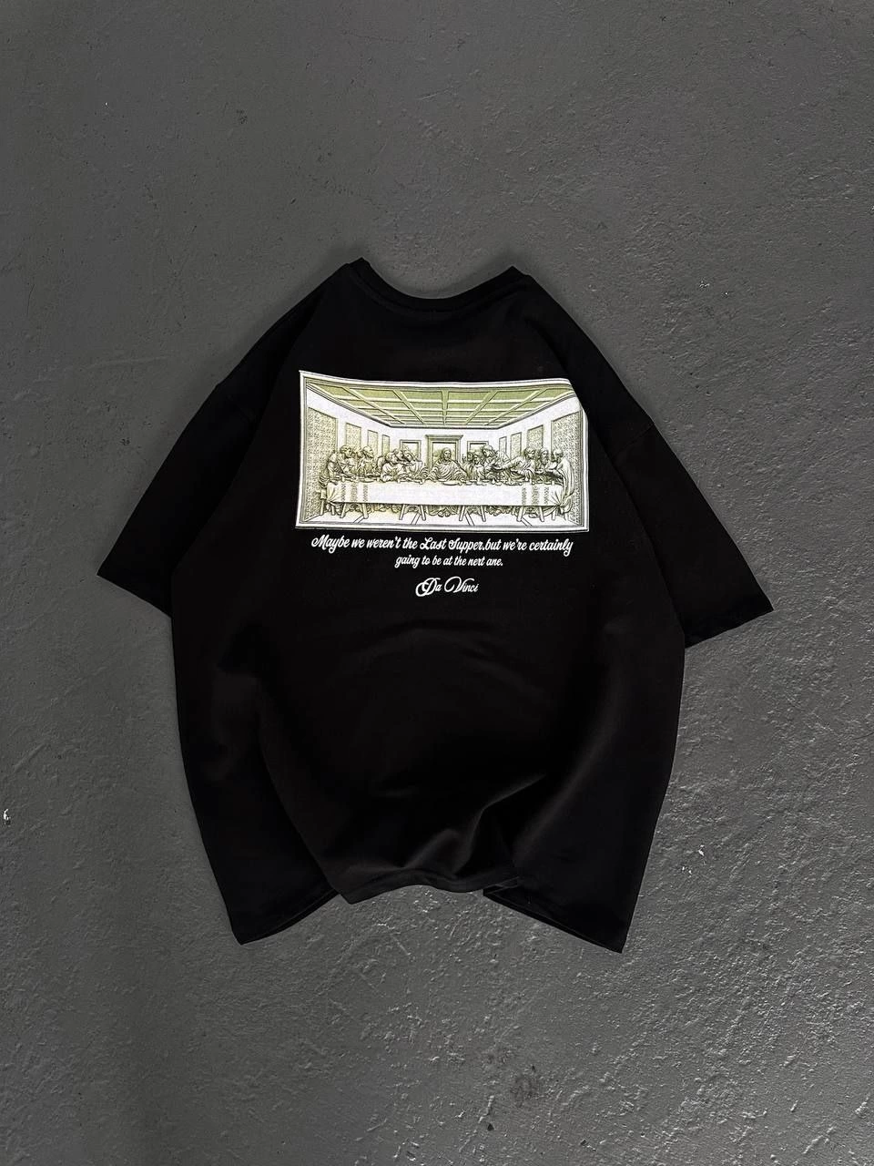 ASSEMA Erkek Baskılı T-Shirt Kısa Kol Bisiklet Yaka Regular Fit Rahat Kalıp Günlük Tişört - Siyah