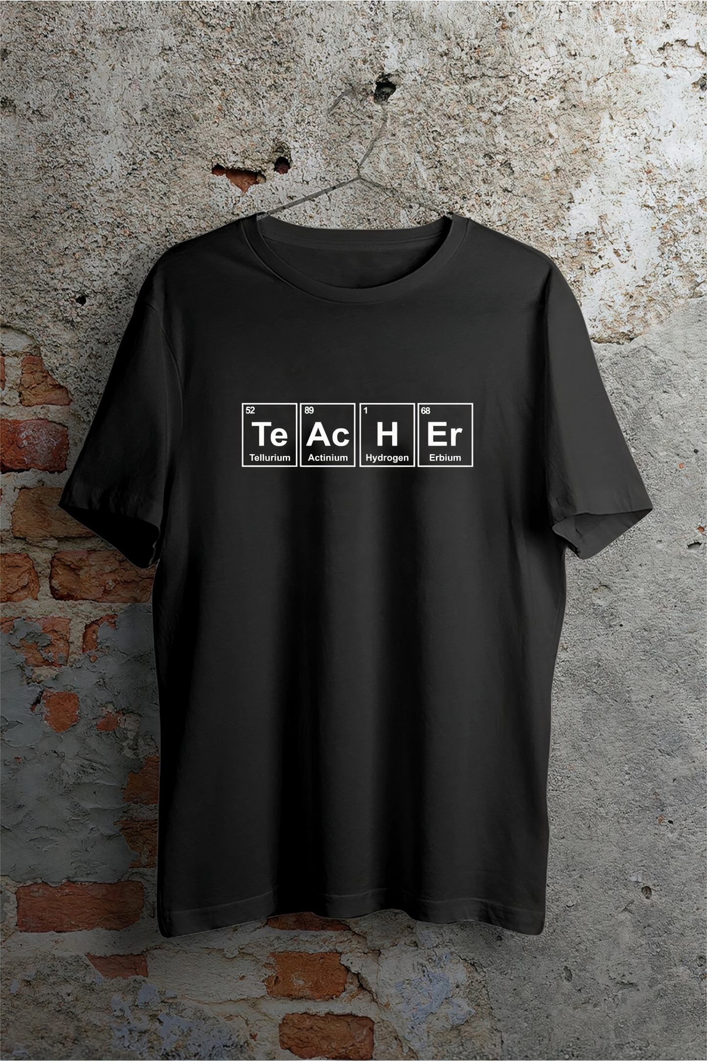 ASSEMA 24 Kasım Öğretmenler Günü Baskılı Özel T-shirt - Siyah