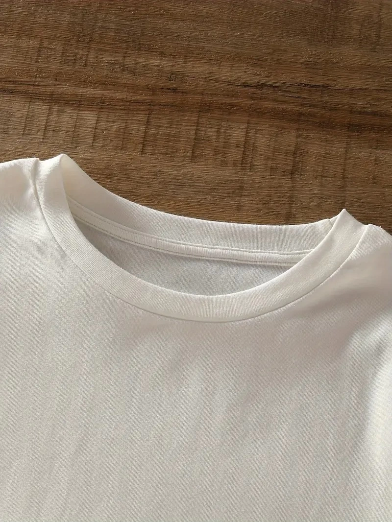 ASSEMA Kadın Brooklyn Harf Baskılı Kısa Kollu T-shirt - Beyaz