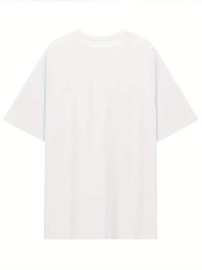ASSEMA Kadın T-Shirt Kısa Kollu, "Umrumda Değil" Baskılı tişort - Beyaz