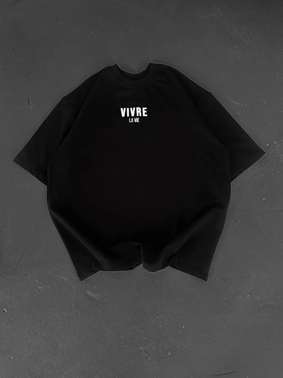 ASSEMA ERKEK Baskılı Oversize Bisiklet Yaka Kısa kol  T-shirt - Siyah