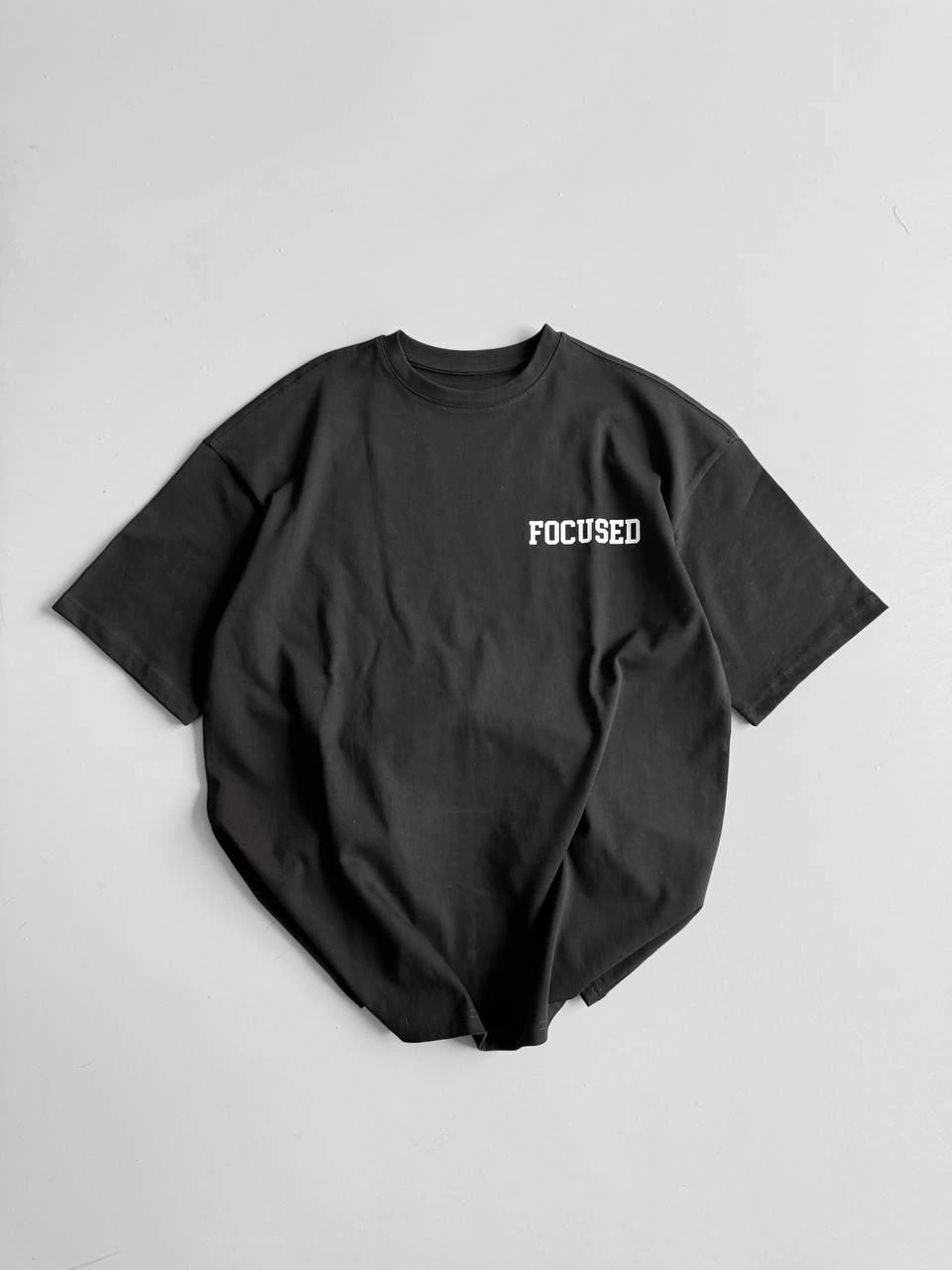 ASSEMA Erkek Penye Compack Baskılı Bisiklet Yaka Kısa Kol Yazlık T-shirt - Siyah