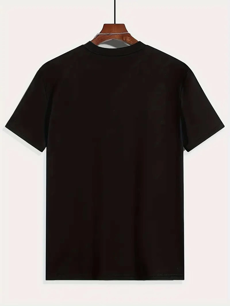 ASSEMA Erkek Araba Baskılı Kısa kol t-shirt - Siyah