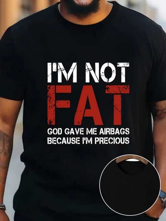 ASSEMA Erkek Baskılı T-Shirt Kısa Kol Bisiklet Yaka Regular Fit Rahat Kalıp Günlük Tişört - Siyah