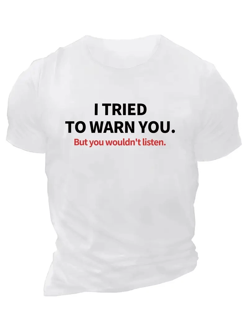 ASSEMA Erkek Baskılı T-Shirt Kısa Kol Bisiklet Yaka Regular Fit Rahat Kalıp Günlük Tişört - Beyaz
